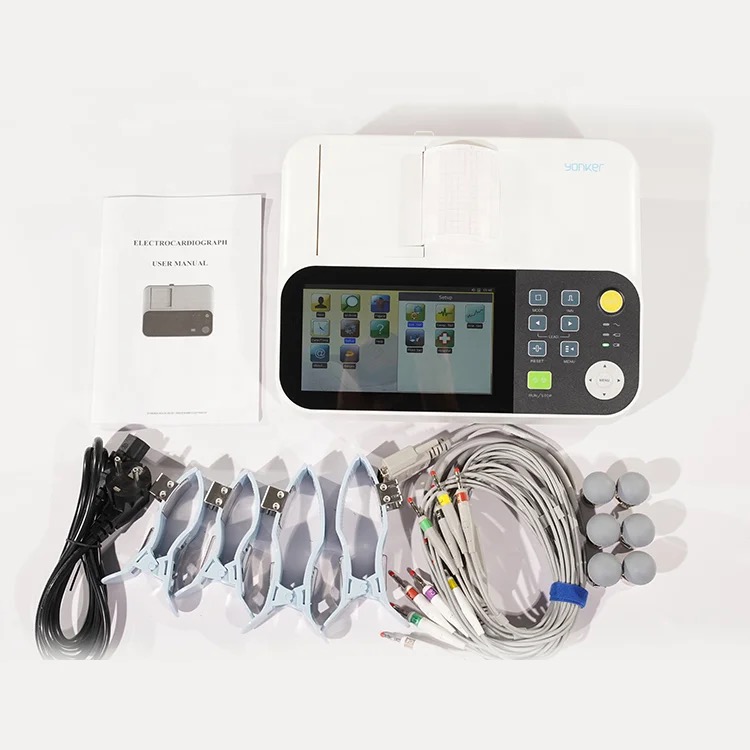 Yonker  3 channel ECG Machine with touch screen