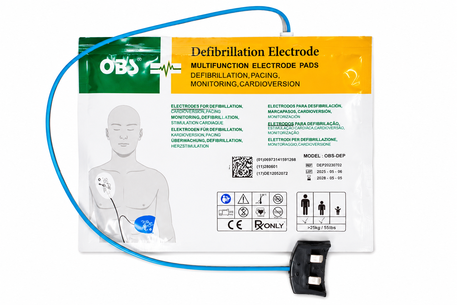 OBS AED Pads - Defibtech Lifeline / LifeForce