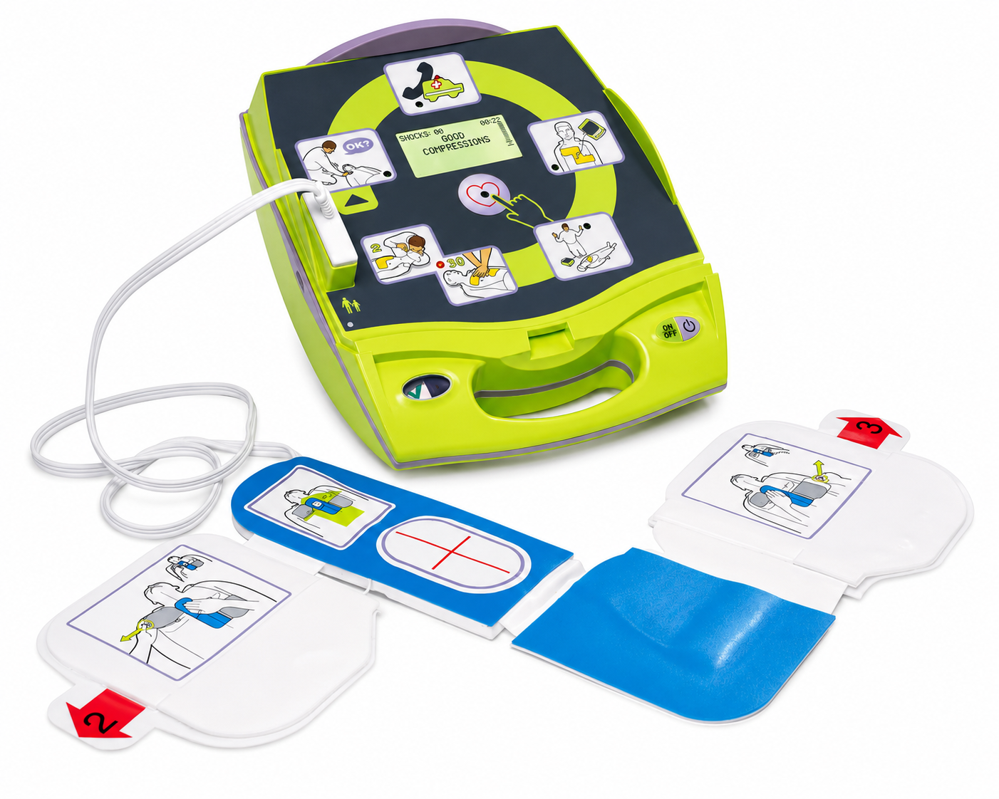 Zoll AED Plus Automatic External Defibrillator Device