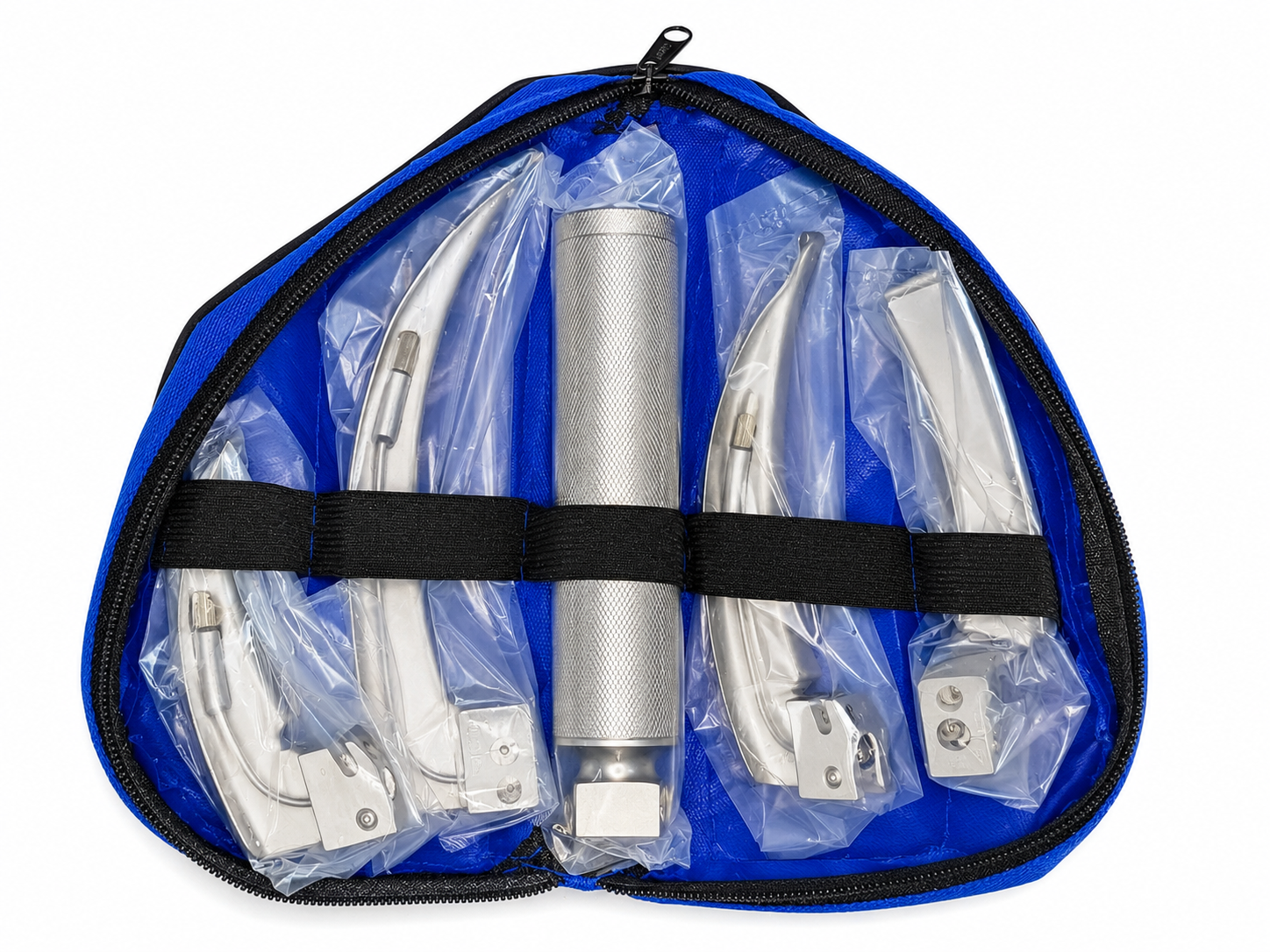 Laryngoscope with Set of 4 Macintosh Blade- Adult (LED)