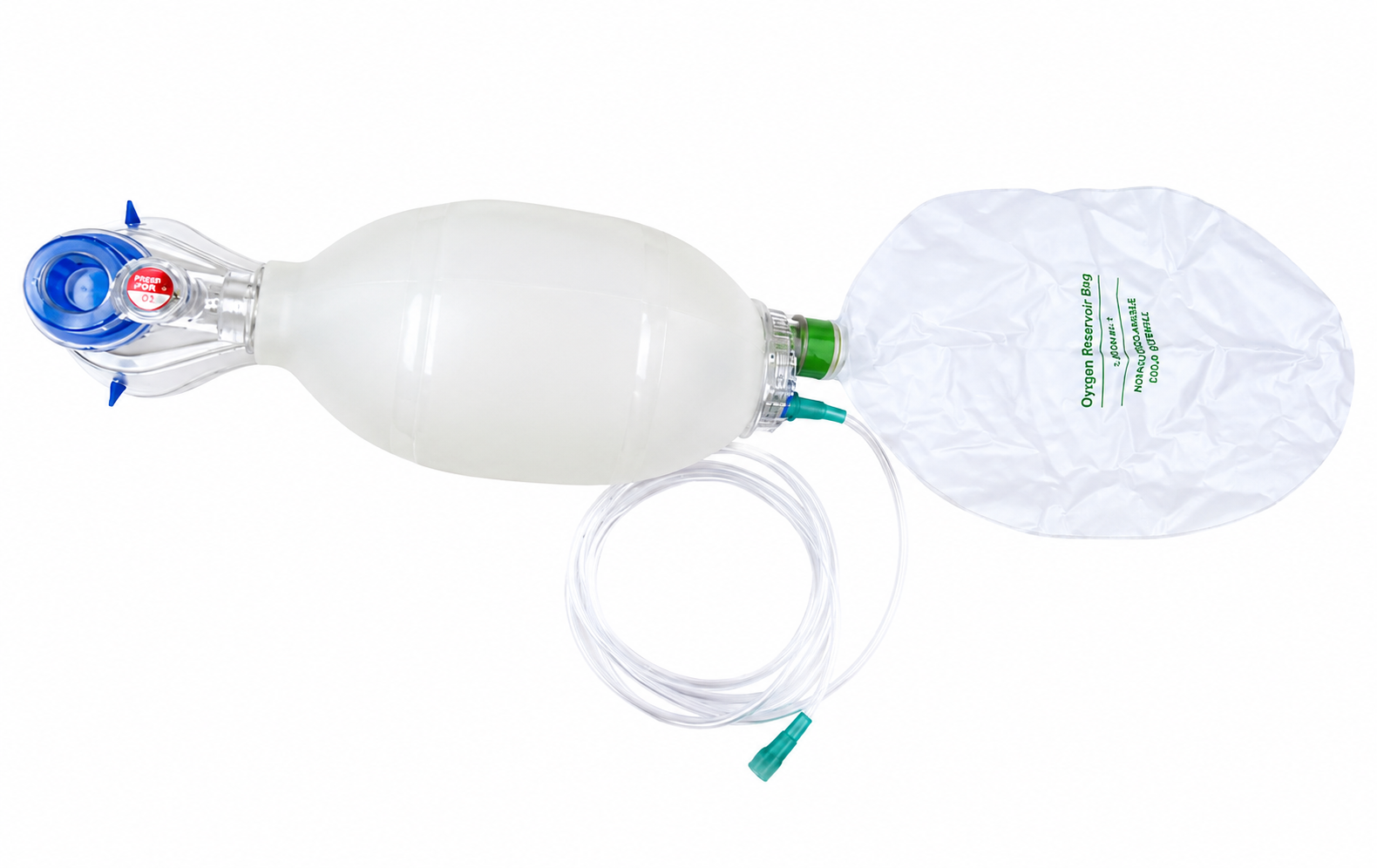 SILICONE AMBU BAG RESUSCITATOR FOR ADULTS