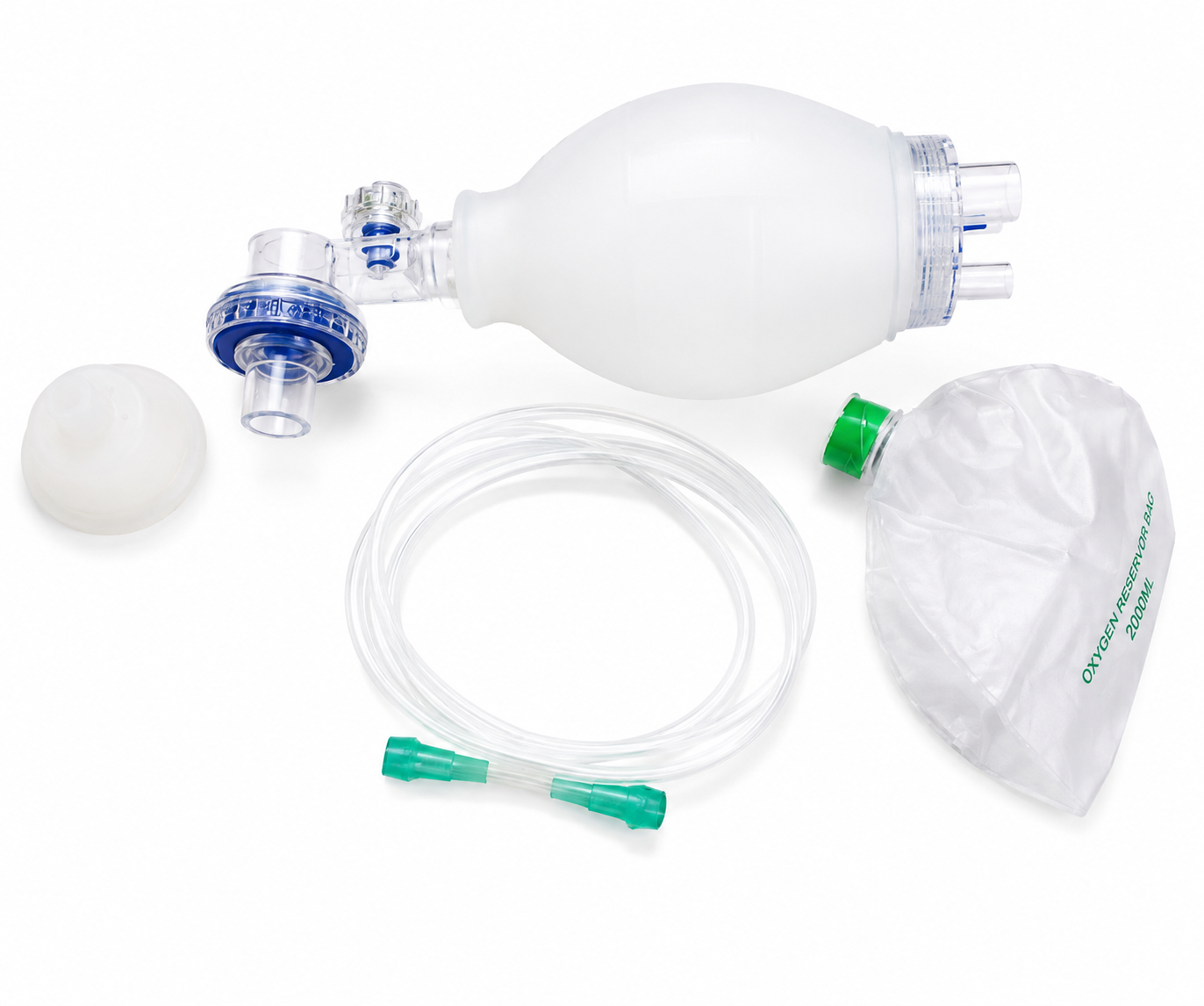 SILICONE AMBU BAG RESUSCITATOR FOR PEDIATRIC